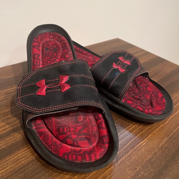 mens under armour slip ons
